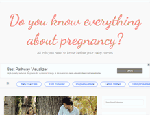 Tablet Screenshot of ipregnancytips.com